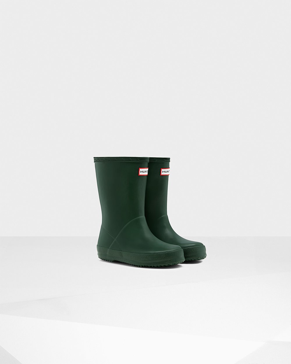 Kids Hunter Rain Boots Green - Original First Classic - 1432076-NA